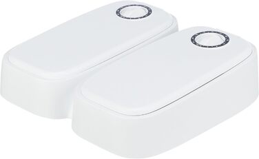 Автоматичний годівниця для собак та котів TRIXIE TX2, 2 контейнери по 0,3 л, чорно-біла, 24372