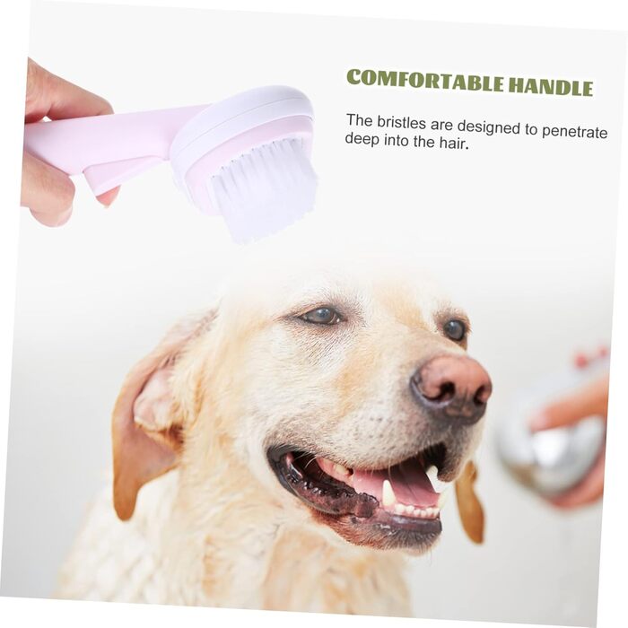 Щітка для котів BESPORTBLE з масажною функцією для догляду за шерстю, видалення шерсті, аксесуари для чищення котів з ергономічною ручкою