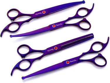 Набір для стрижки тварин: професійна фен-шпора, ножиці для грумінгу собак та котів, ножиці з нержавіючої сталі