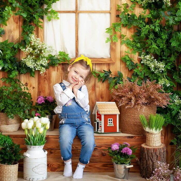 Декоративний дерев'яний будиночок для птахів Relaxdays у сільському стилі, підвісний, 25x18,5x18,5 см, кольоровий для саду
