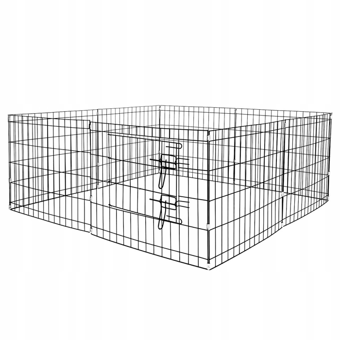 Металева клітка для середніх собак Springos, 155 x 155 x 76 см