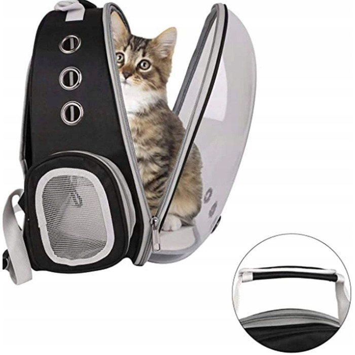 Транспортувальний рюкзак-переноска для котів та собак: ергономіка та безпека для подорожей