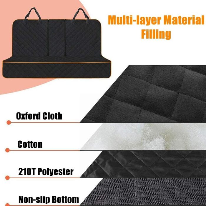 Захист для автосидіння для собак Bangminda: водовідштовхувальна, стійка до подряпин, 135x120 см