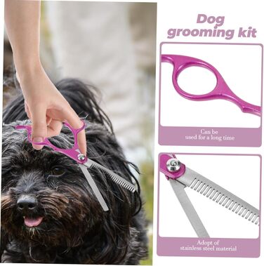 Набір для догляду за собаками Kisangel: ножиці, тример, гребінець для собак, котів та інших тварин. Для видалення волосся з вух, обличчя та кігтів.