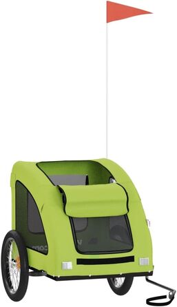 Причіп для собак Gecheer - переноска для собак до 45 кг, зелений, 137x68x72 см