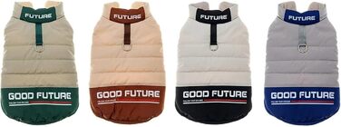 Водонепроникна та вітрозахисна куртка для собак від Knopf-Design, з D-Ring, підходить для Бульдога, Шиба Іну, Лабрадора, блакитна, розмір L