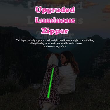 Теплий зимовий одяг для собак Hjyokuso: куртка, пуловер з флісу для маленьких, середніх та великих собак. Вітронепроникний одяг з блискавкою, костюм для чихуахуа (XXS-3XL) XS рожевий леопардовий принт