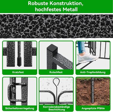 Кіягро вольєр для цуценят 544см, 8-секційний розкладний вольєр для тварин з дверима, вольєр для собак, котів, кроликів, для саду, збірка без інструментів, 80см у висоту