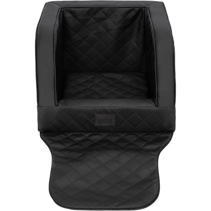 Крісло для собак, переноска для собак, лежанка для собак, переноски для тварин, заднє сидіння, ковдра для собак, корзина для собак, лежанка для котів, для маленьких собак, чорна шкіра, (46x46x31 см)