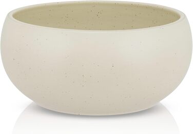 Керамічна миска для собак Hej.mo | 16 см, 0.9 л | Міцна, миється в посудомийній машині, стійка до подряпин та укусів | Для собак середніх порід (Крем)