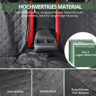 Захист для автосидіння для собак EYPINS: водовідштовхувальний, антиковзкий, 137x125 см, універсальний