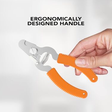 Набір для стрижки кігтів Wahl для котів та собак, професійний, з безпечним замиканням, неслизькі ручки, гострі леза, оранжевий