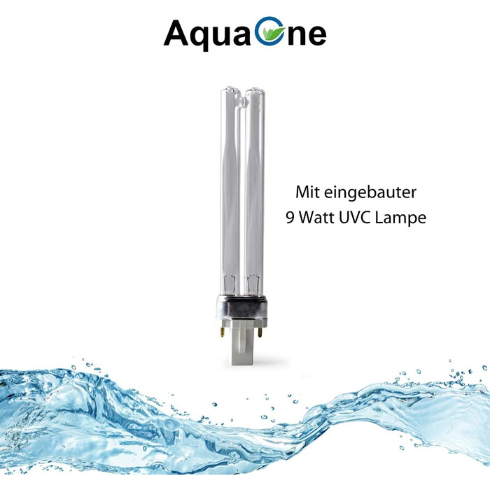 Зовнішній акваріумний фільтр AquaOne HW-303B 1400 л/год з УФ-лампою 9 Вт для акваріумів до 700 л, для прісної та морської води