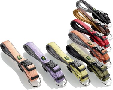 Нашийник для собак HUNTER Neopren Vario Plus, коричневий/карамель, розмір M-L/2.5