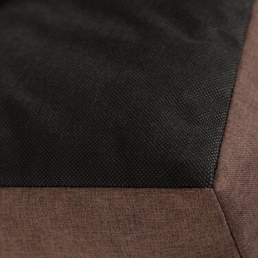 Ліжко для собак, прямокутне, м'яка лежанка для собак, диванчик для собак, для маленьких собак, подушка, кошик, аксесуари для домашніх тварин, лежанка для собак, 75 x 50 см, коричневий