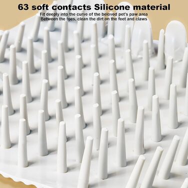 Електричний мийник лап для домашніх тварин, USB-зарядка, блакитний