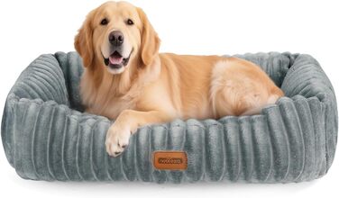 Nobleza лежанка для собак середніх порід, 65x55x20 см, сіра, знімний чохол, неслизьке дно