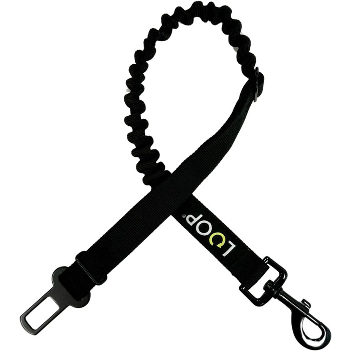 Ремінь безпеки для собак Loop на заднє сидіння авто, з карабіном, регульована довжина 60-80 см, аксесуар до килимка для собак NIMM Mich MIT