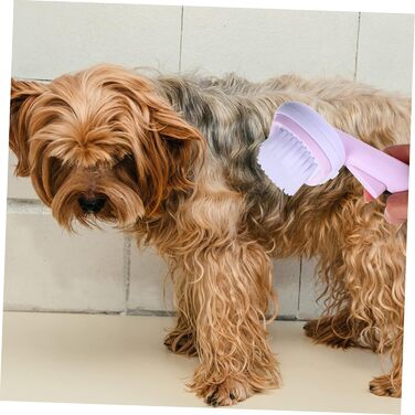 Щітка для котів BESPORTBLE з масажною функцією для догляду за шерстю, видалення шерсті, аксесуари для чищення котів з ергономічною ручкою