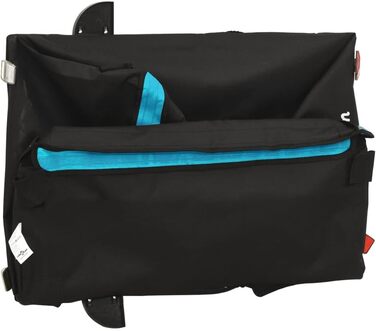 Причіп для велосипеда, вантажний, 45 кг, чорний та синій. Для покупок, подорожей, велосипедних турів. Швидка установка