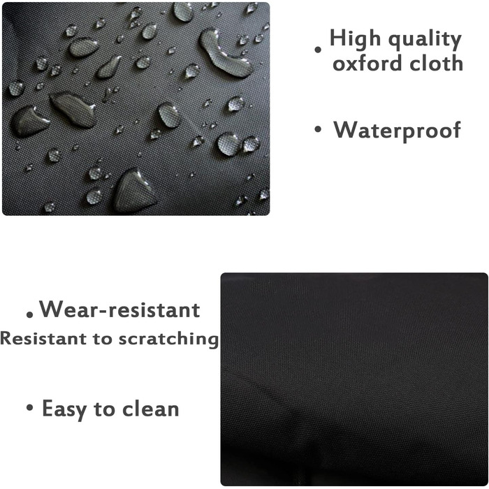 Захист для багажника автомобіля для собак FINEVERNEK з боковим захистом, ковдра для собак на заднє сидіння, універсальна ковдра для собак з кишенькою для зберігання, водовідштовхувальна, легка у догляді та стійка до подряпин, чорного кольору