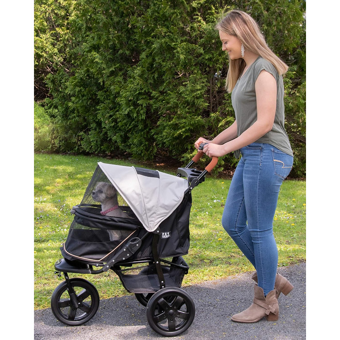Дитяча коляска для тварин Pet Gear AT3, Summit Grey (без застібки-блискавки)