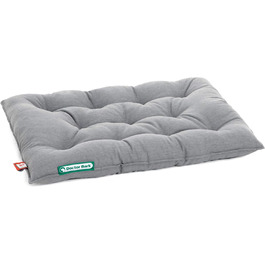 Ортопедичне собаче ліжко Doctor Bark Urban - для середніх собак, 70x50 см, сірий колір, Made in Germany. Можна прати до 95°C, міцне, для дому та вулиці.