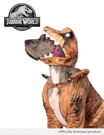 Костюм динозавра T-Rex для собак Rubies Jurassic World, розмір XXL, для вечірок та Halloween