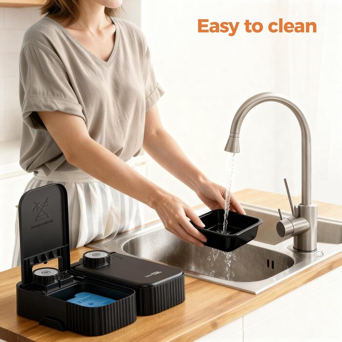 Автоматичний дозатор корму для котів та собак з таймером: 700 мл, 48 годин, свіжий корм, ABS пластик