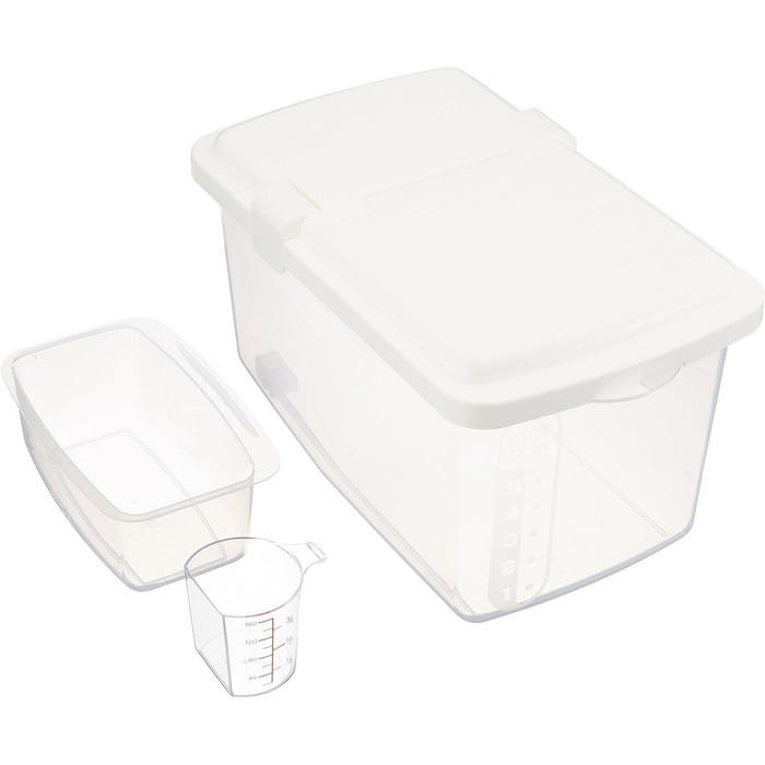 Контейнери для зберігання рису та корму для тварин JapanBargain, 5 кг, 2 шт.