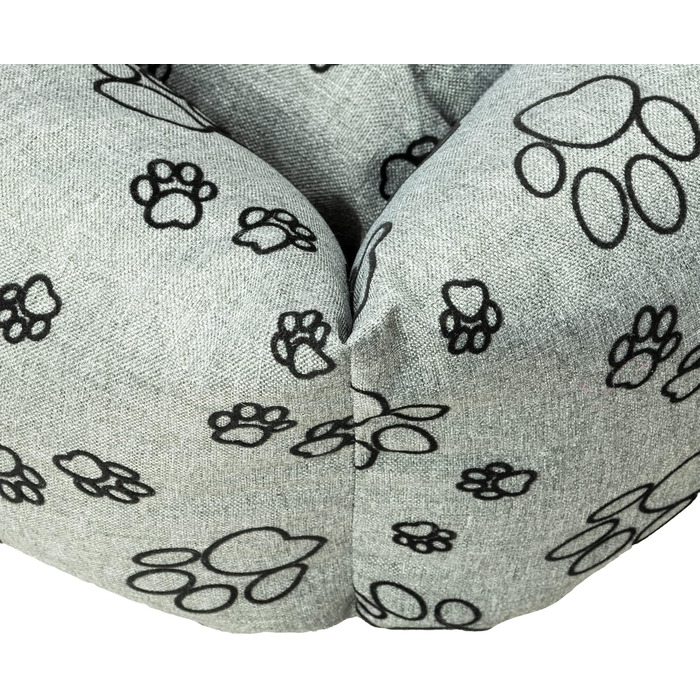 Водонепроникне ліжко для собак - ліжка для маленьких та великих собак - ліжко для собак з неслизьким дном - собачий кошик, лежанка (120x90x20, сірий колір)