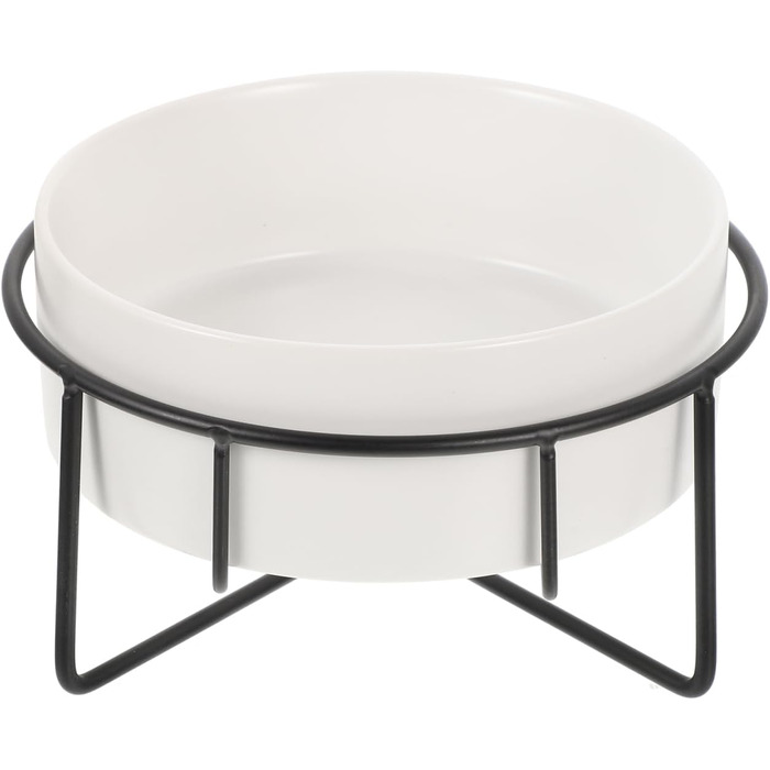 Миска для котячого корму POPETPOP з піднятою конструкцією та неслизьким дном, 14.5x8.5 см