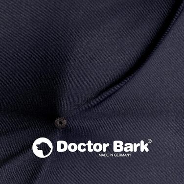 Ортопедичне собаче ліжко Doctor Bark Urban - для середніх собак, 70x50 см, Königsblau (зроблено в Німеччині)