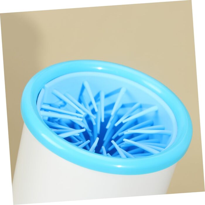 Автоматичний мийка лап для собак Minkissy з USB - ротаційний масажер для маленьких собак, блакитний та білий