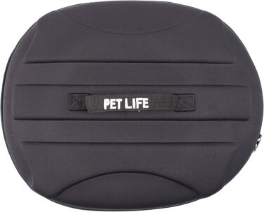 Складана переноска для тварин Pet Life з круглою жорсткою основою, легка та міцна, з плечовими ременями, військова якість