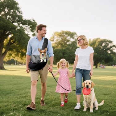 Сумка-переноска для собак Umllpet, регульована, до 6.5 кг, для прогулянок та подорожей