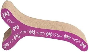 Кігтечка для котів Catit з картонної гофрованої гондоли з котячою м'ятою, S-подібної форми