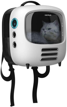 Переносна переноска для котів Cecotec Pumba 1800 з вентилятором, світлом та зручною кишенею