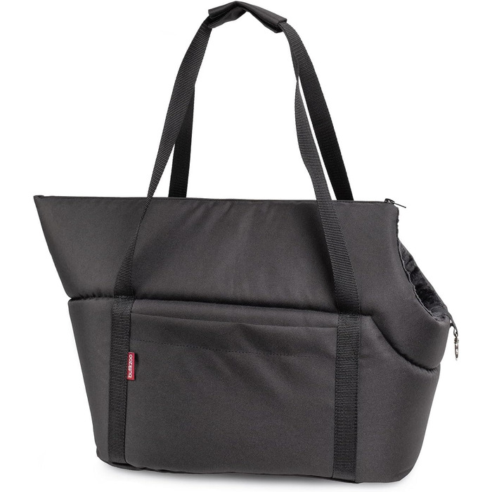 Сумка-переноска для собак та котів, чорна, Minky, 38x28x28 см, до 10 кг