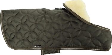 Шлейка для собак Flaingo Hundeantel Winter Ushi, хакі, XXXS: тепла, водонепроникна, з флісовою підкладкою та світловідбиваючими елементами