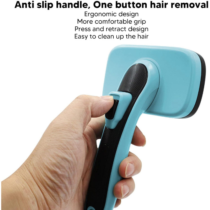 Професійна щітка для видалення шерсті собак та котів - видалення шерсті, безпечна та ефективна