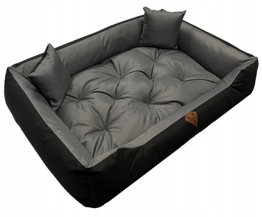 Ліжко-канапа для собак Dogs 4 Life, чорна, 100 см x 75 см