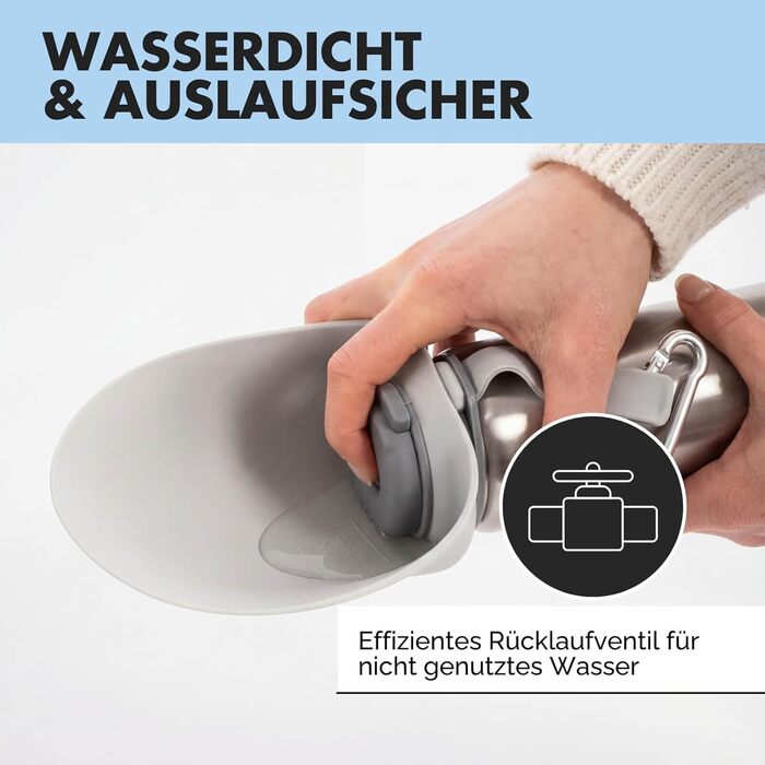 Paula Hundetrinkflasche 500 мл: портативна пляшка для води для собак | Пляшка для собак