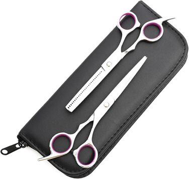 Набір професійних ножиць для собак 3 в 1, набір ножиць для грумінгу собак, ножиці для собак з прямим лезом та зубчастим лезом, для собак, котів та інших тварин