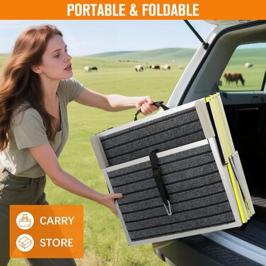 Східці для собак 4-х ступеневі, широкі (50,8 см), з антиковзким килимком, для SUV/LKW/Auto та високих ліжок, до 90 кг