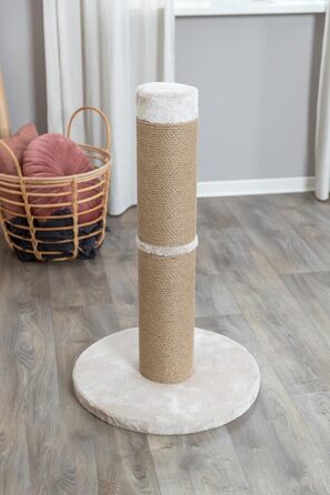 TRIXIE Rue когтеточка для великих котів 80 см, беж, м'яка основа, сизалевий канат