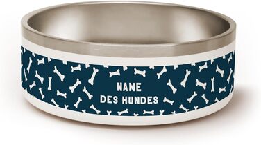 PICANOVA Керамічна годівниця для домашніх тварин з іменем - подарунок для собак - зберігання сухого корму - годівниця для собак та котів - дизайн 