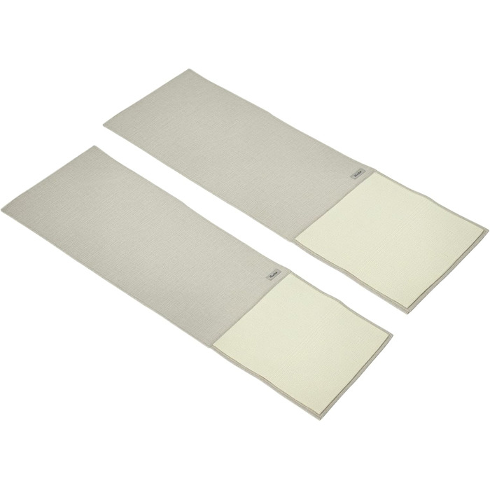 Килимок для котів PawHut 2 шт. 130x45 см, сизаль, захист від подряпин для дивану, меблів, дверей (бежевий+сірий)