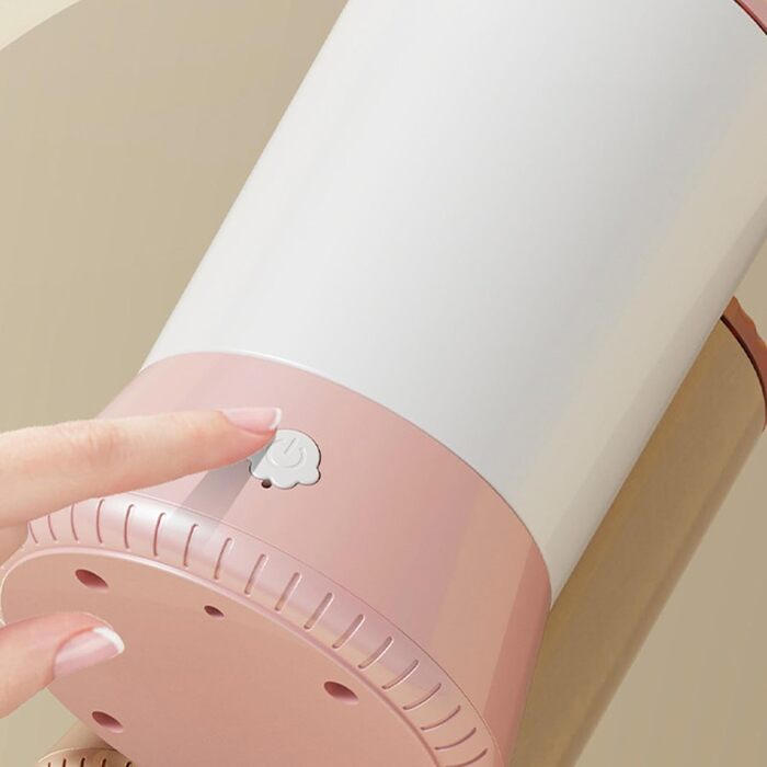 Автоматична машина для миття лап собак - портативна мийка для лап, біло-блакитна (рожево-біла)