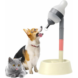 Автоматичний диспенсер для води для котів та собак iFCOW, регульована висота, знімний стрижень, автоматичне годування